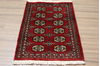 Bokhara Red Hand Knotted 21 X 31  Area Rug 155-109555 Thumb 2