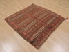 Kilim Brown Square Flat Woven 40 X 42  Area Rug 100-109569 Thumb 3