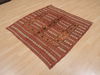 Kilim Red Square Flat Woven 42 X 42  Area Rug 100-109571 Thumb 14