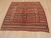 Kilim Red Square Flat Woven 42 X 42  Area Rug 100-109571 Thumb 5