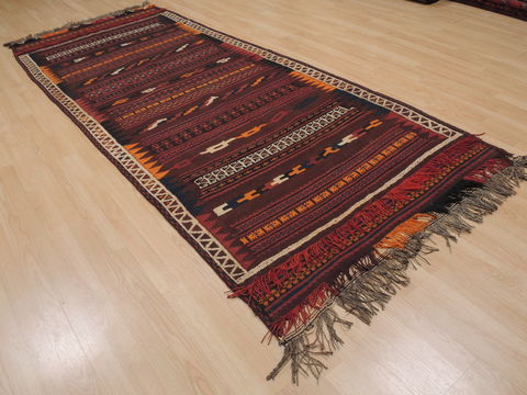Kilim Red Runner Flat Woven 311 X 910 Area Rug 100-109572 Image 6