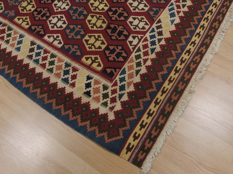Kilim Red Flat Woven 310 X 53 Area Rug 100-109573 Image 11