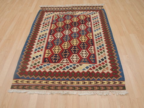 Kilim Red Flat Woven 310 X 53 Area Rug 100-109573 Image 1