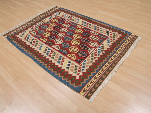 Kilim Red Flat Woven 310 X 53 Area Rug 100-109573 Image 3