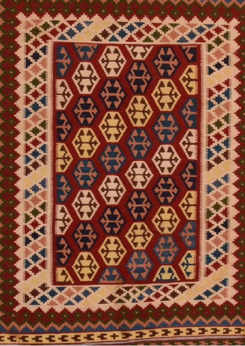 Kilim Red Flat Woven 310 X 53 Area Rug 100-109573 Image 0