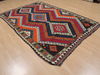 Kilim Red Flat Woven 54 X 80  Area Rug 100-109574 Thumb 1