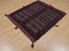 Kilim Red Square Flat Woven 39 X 43 Area Rug 100-109580 Thumb 2
