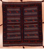 Kilim Red Square Flat Woven 39 X 43 Area Rug 100-109580 Thumb 0