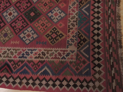 Kilim Purple Flat Woven 51 X 77 Area Rug 100-109589 Image 12