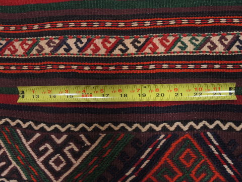 Kilim Red Runner Flat Woven 42 X 94 Area Rug 100-109592 Image 14