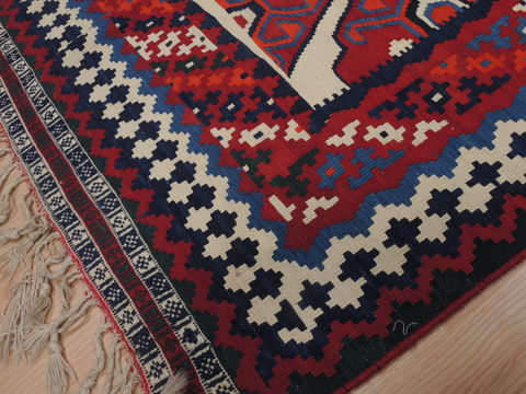 Kilim White Flat Woven 40 X 80 Area Rug 100-109598 Image 10