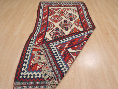 Kilim White Flat Woven 40 X 80 Area Rug 100-109598 Image 11