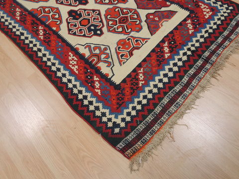 Kilim White Flat Woven 40 X 80 Area Rug 100-109598 Image 8