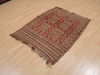 Kilim Brown Flat Woven 37 X 47 Area Rug 100-109602 Thumb 2