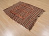 Kilim Brown Flat Woven 37 X 47  Area Rug 100-109602 Thumb 3