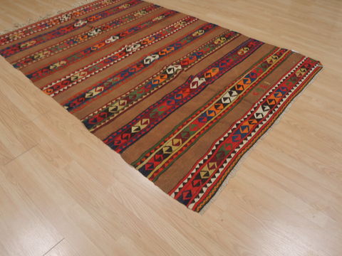 Kilim Red Flat Woven 49 X 74 Area Rug 100-109603 Image 1