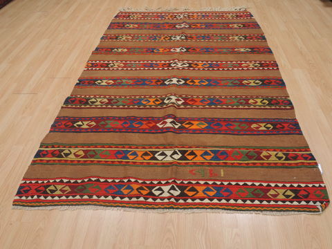 Kilim Red Flat Woven 49 X 74 Area Rug 100-109603 Image 7