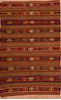 Kilim Red Flat Woven 49 X 74 Area Rug 100-109603 Thumb 0
