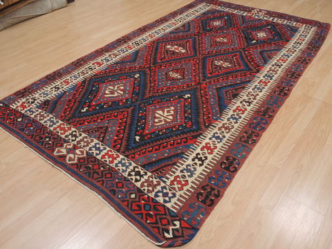 Kilim Red Flat Woven 52 X 91 Area Rug 100-109604 Image 3