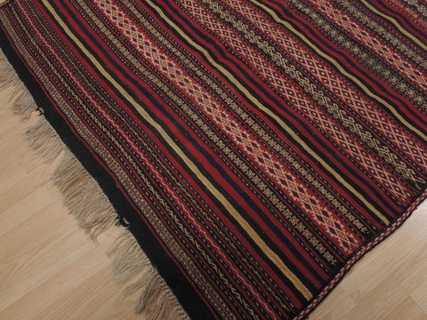 Kilim Red Runner Flat Woven 52 X 102 Area Rug 100-109606 Image 5