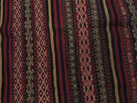 Kilim Red Runner Flat Woven 52 X 102 Area Rug 100-109606 Image 6