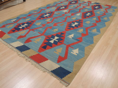 Kilim Red Flat Woven 73 X 111 Area Rug 100-109612 Image 4