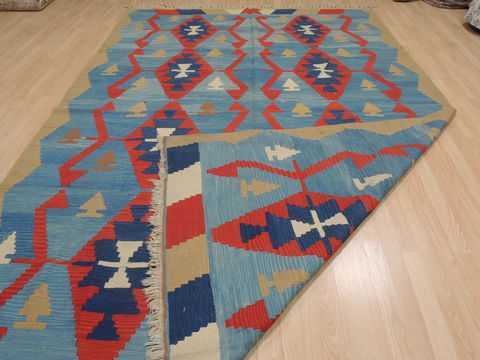 Kilim Red Flat Woven 73 X 111 Area Rug 100-109612 Image 5