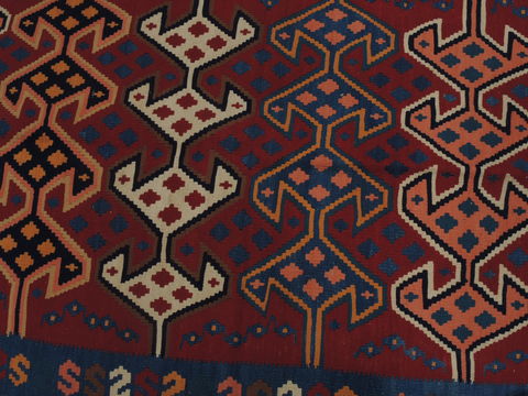 Kilim Red Flat Woven 40 X 68 Area Rug 100-109613 Image 4