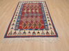 Kilim Red Flat Woven 40 X 68  Area Rug 100-109613 Thumb 8