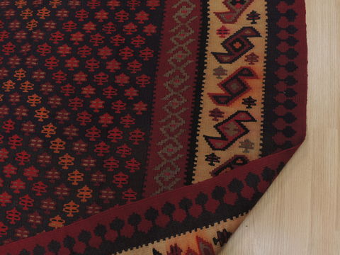 Kilim Red Runner Flat Woven 55 X 97 Area Rug 100-109614 Image 7