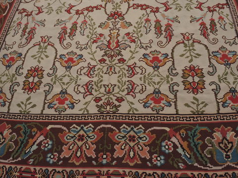 Kilim Beige Flat Woven 82 X 113 Area Rug 100-109615 Image 4