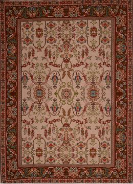 Kilim Beige Flat Woven 8'2" X 11'3"  Area Rug 100-109615