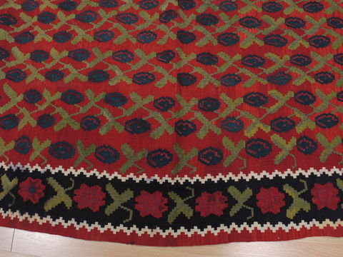 Kilim Red Flat Woven 61 X 89 Area Rug 100-109616 Image 6