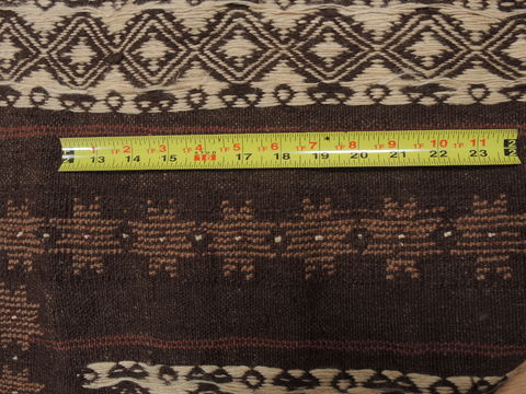 Kilim Brown Runner Flat Woven 49 X 61 Area Rug 100-109617 Image 6