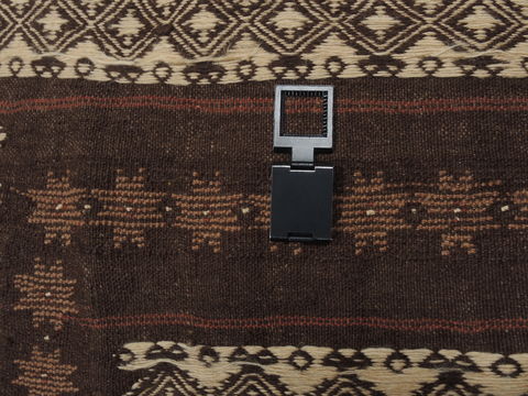 Kilim Brown Runner Flat Woven 49 X 61 Area Rug 100-109617 Image 7