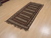 Kilim Brown Runner Flat Woven 49 X 61 Area Rug 100-109617 Thumb 2