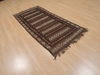 Kilim Brown Runner Flat Woven 49 X 61  Area Rug 100-109617 Thumb 3