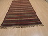 Kilim Brown Flat Woven 47 X 90  Area Rug 100-109618 Thumb 1