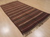 Kilim Brown Flat Woven 47 X 90  Area Rug 100-109618 Thumb 3