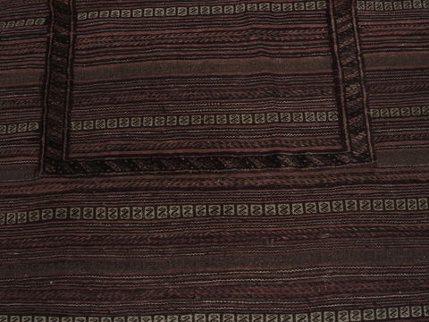 Kilim Brown Flat Woven 42 X 47 Area Rug 100-109619 Image 4