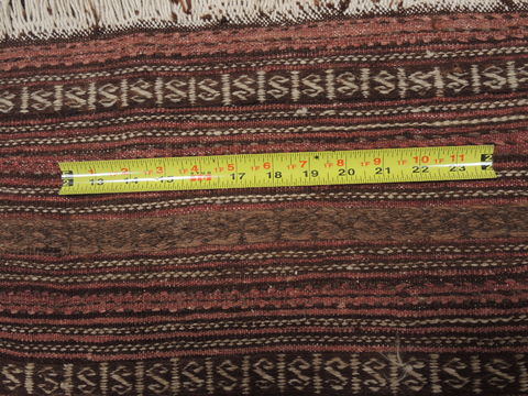 Kilim Brown Flat Woven 42 X 47 Area Rug 100-109619 Image 6