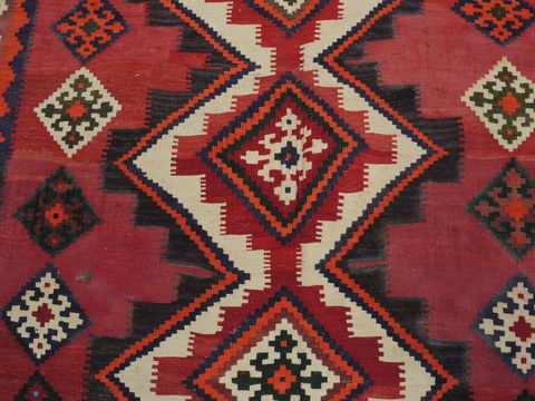 Kilim Red Runner Flat Woven 46 X 134 Area Rug 100-109620 Image 5