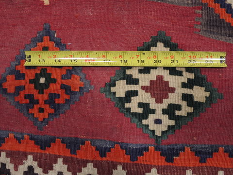 Kilim Red Runner Flat Woven 46 X 134 Area Rug 100-109620 Image 8