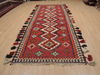 Kilim Red Runner Flat Woven 46 X 134  Area Rug 100-109620 Thumb 1