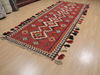Kilim Red Runner Flat Woven 46 X 134 Area Rug 100-109620 Thumb 2