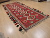 Kilim Red Runner Flat Woven 46 X 134  Area Rug 100-109620 Thumb 3