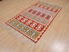 Kilim Red Flat Woven 36 X 59 Area Rug 100-109621 Thumb 2