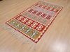 Kilim Red Flat Woven 36 X 59  Area Rug 100-109621 Thumb 2