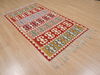 Kilim Red Flat Woven 36 X 59 Area Rug 100-109621 Thumb 3