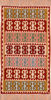 Kilim Red Flat Woven 36 X 59  Area Rug 100-109621 Thumb 0